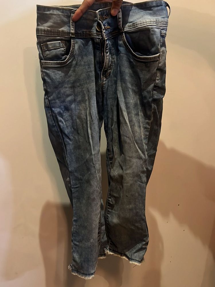 Stylish Denim Jeans 3/4th