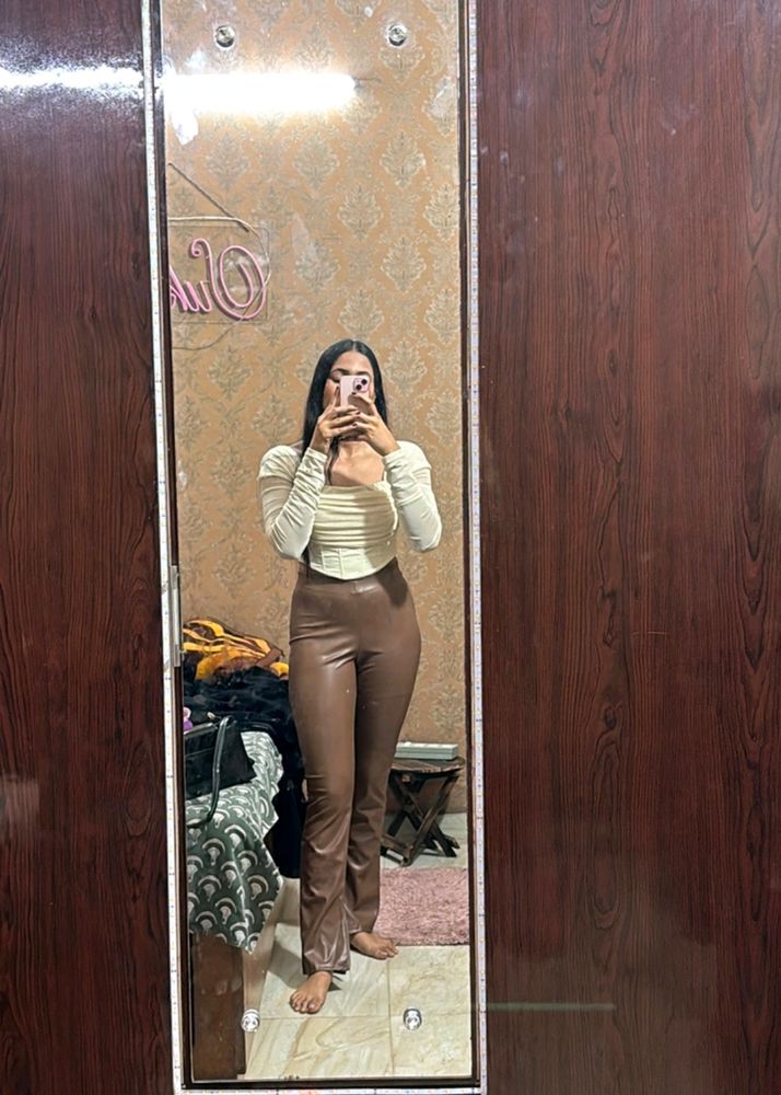 Off White Corset Top