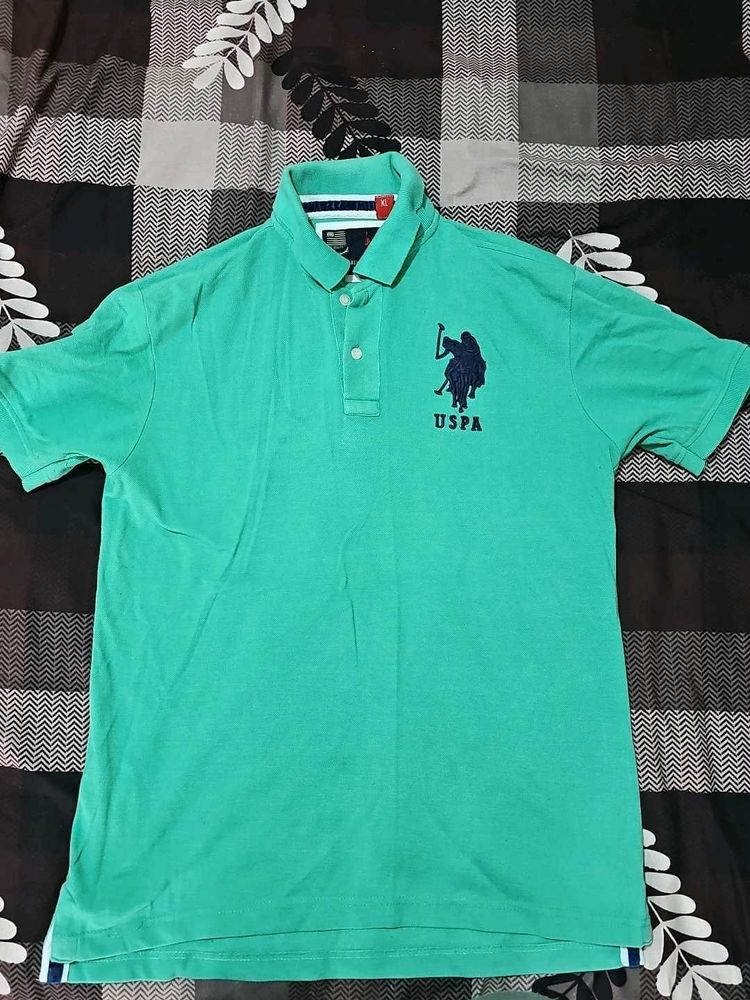 USPA Green Polo - Size XL