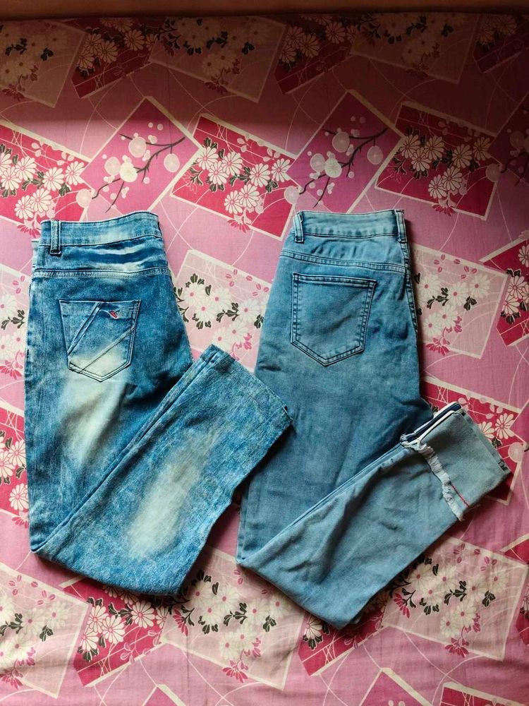 Casual Blue Jeans Combo