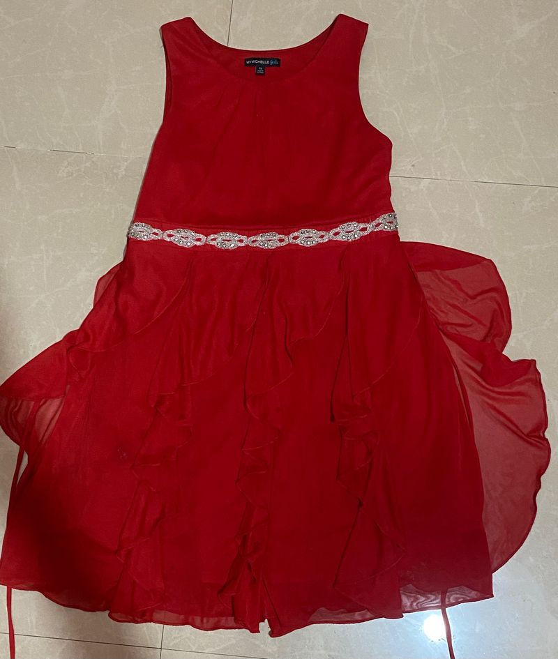 Red Frock For Girls