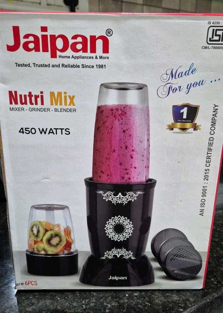 Jaipan Nutri Mix 450W Blender Grinder