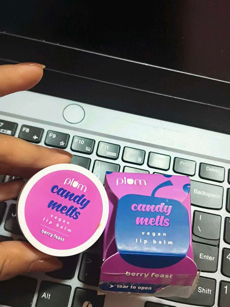 Plum Candy Melts Vegan Lip Balm