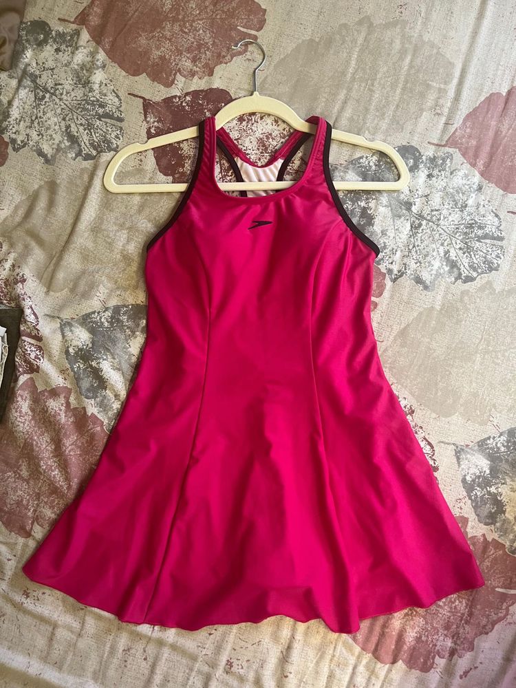 Speedo Swim Dress - Hot Pink