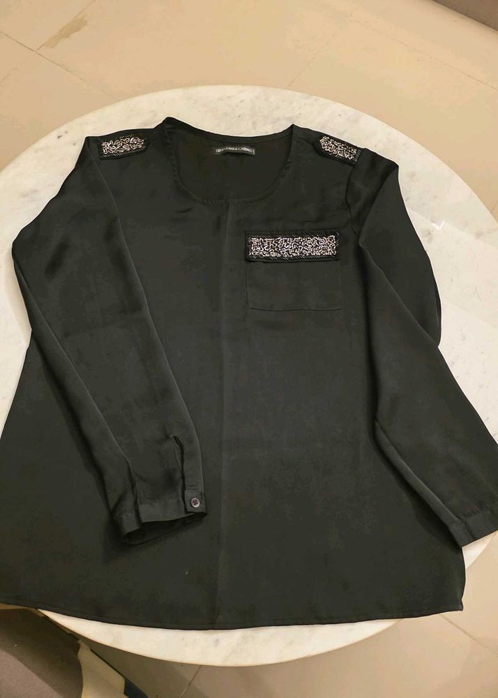 Black party Wear Urbanic Top