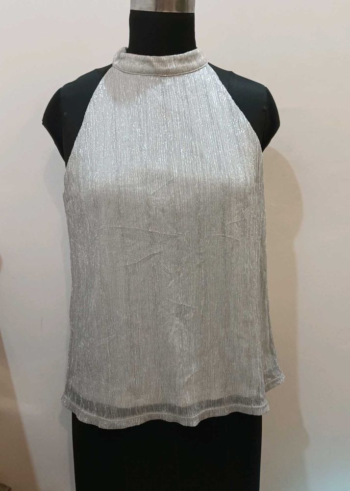 Silver Shimmer Top