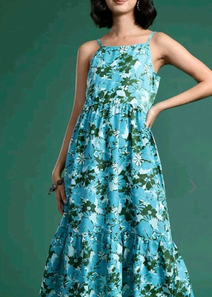 Floral Print Maxi Dress