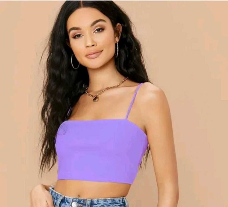 Lilac Cami Crop Top
