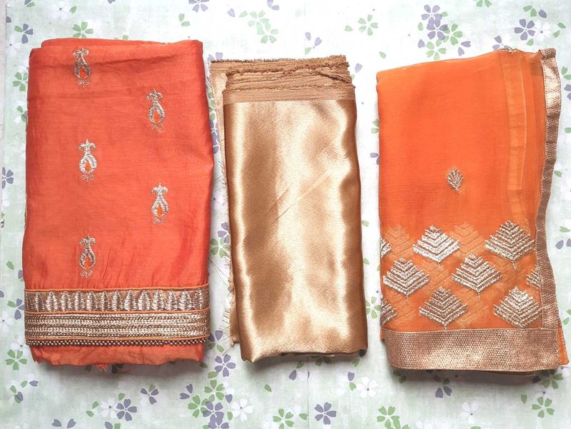 3pcs Set ( Dress Material)