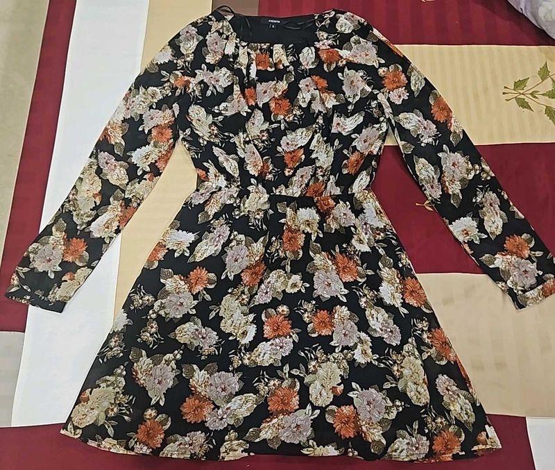 Floral Print Mini Dress