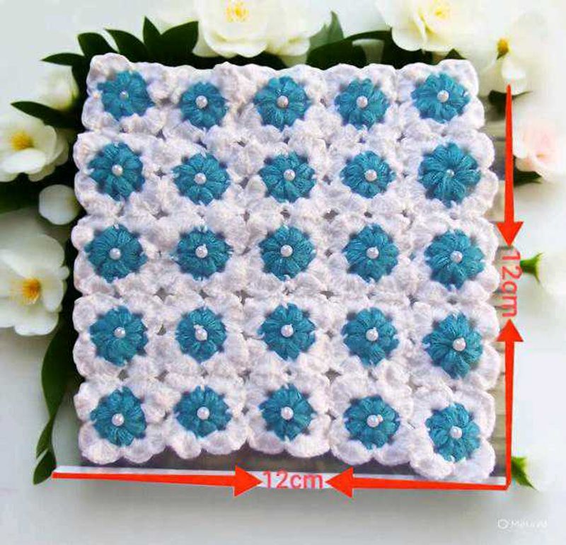 Crochet Flower Coaster