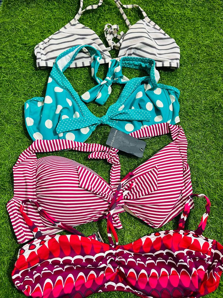 Mixed Print Bikini Tops - Bundle of 4!