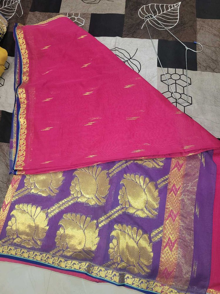 Pink &amp; Purple Saree