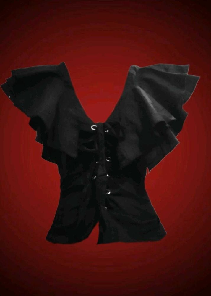 Goth Vampire Corset Blouse