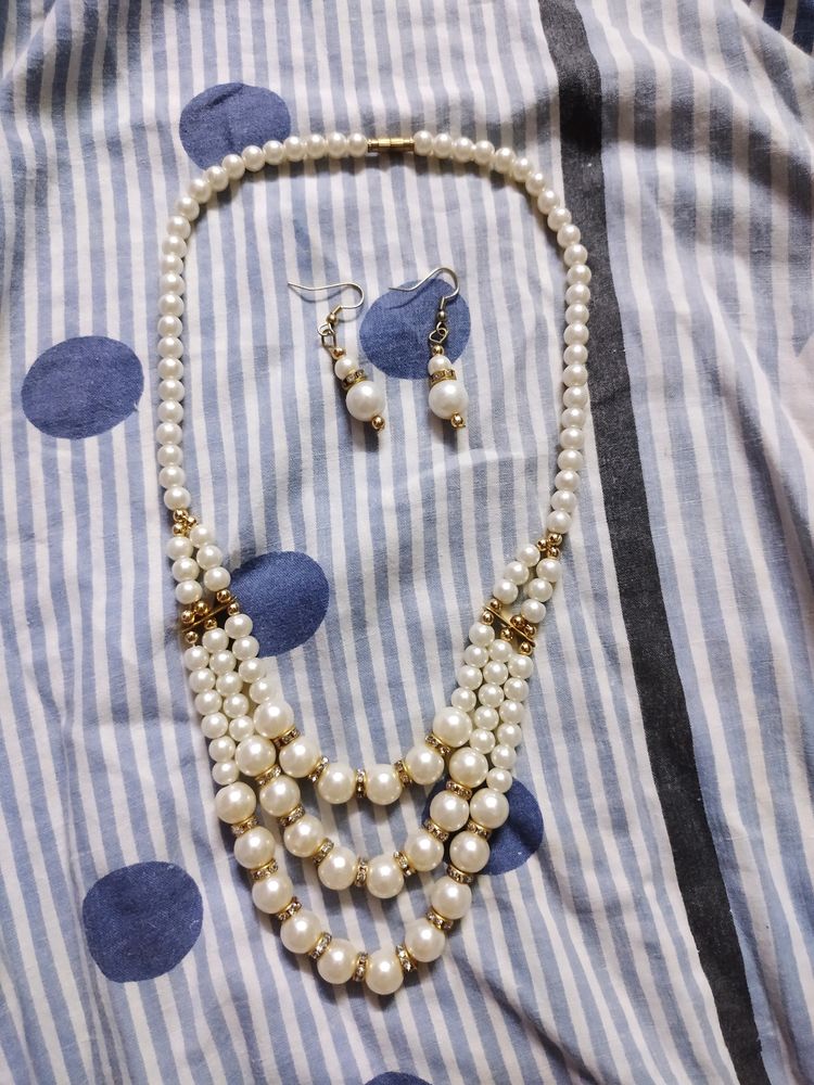 PEARL NECKLACE SET