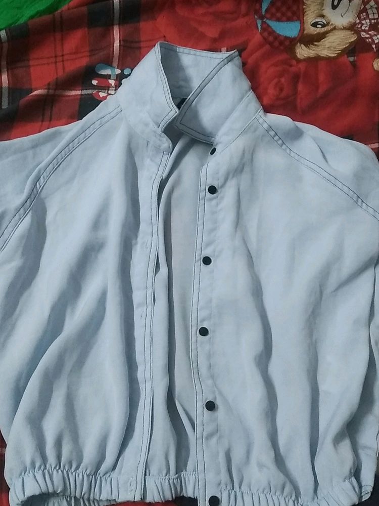 Branded Denim Shirt