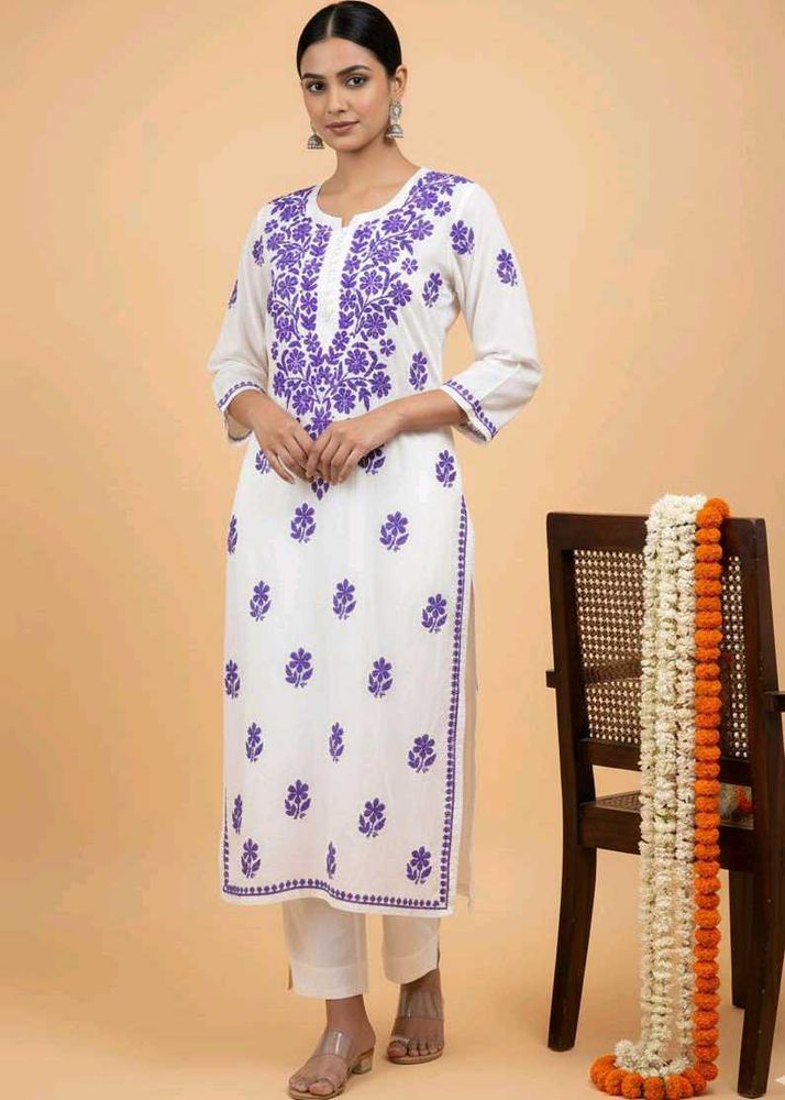Elegant Embroidered Kurta