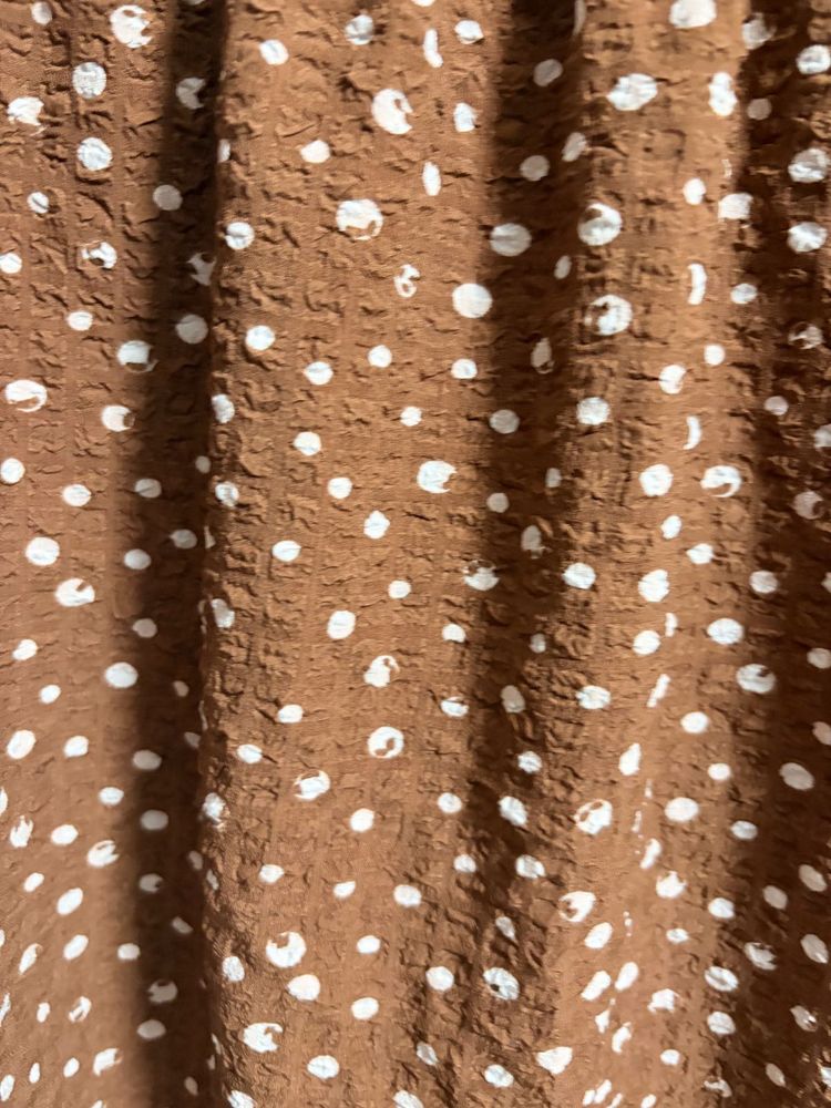 Brown Polka Dot Dress