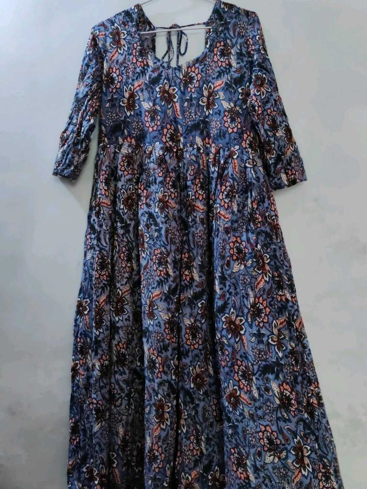 Floral Print Maxi Dress