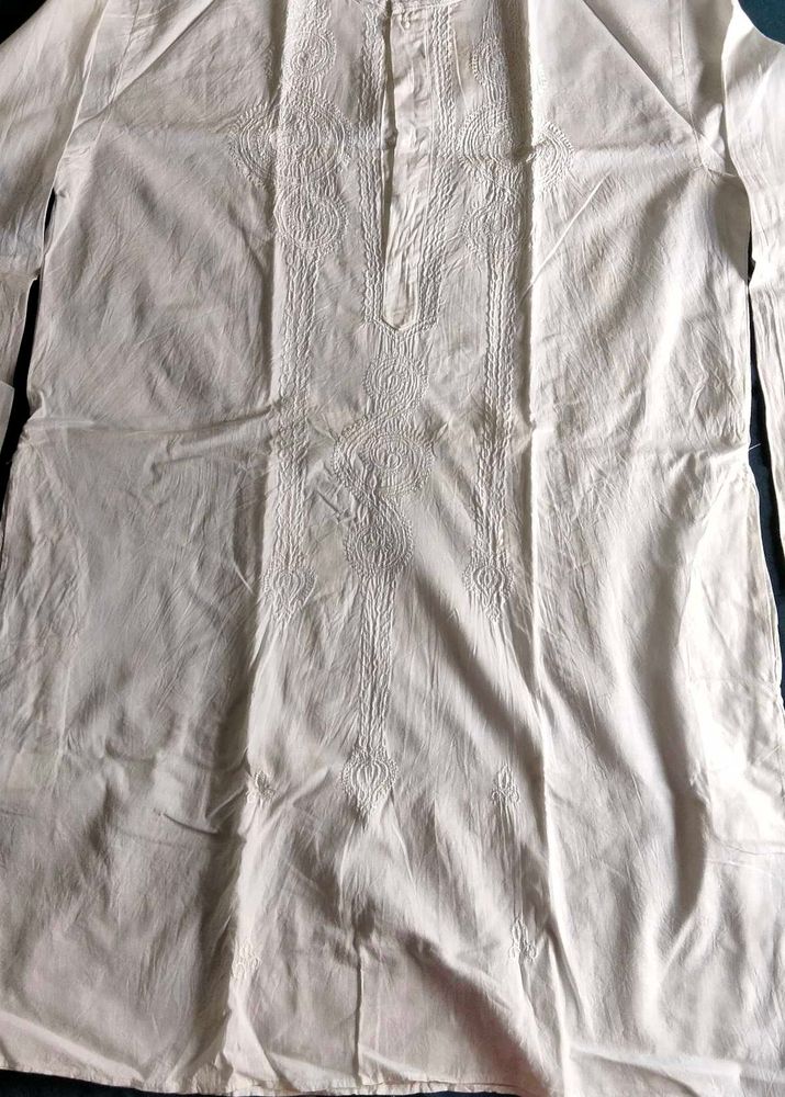 Elegant White Kurta
