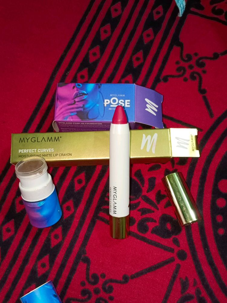 Myglamm crayon &amp;foundation stick