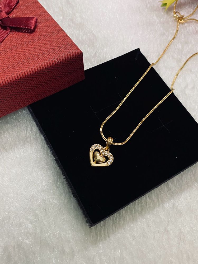 Gold Heart Necklace