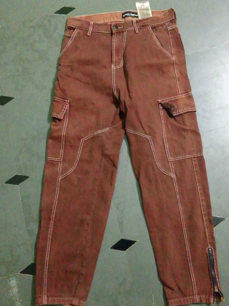 Brown Cargo Pants