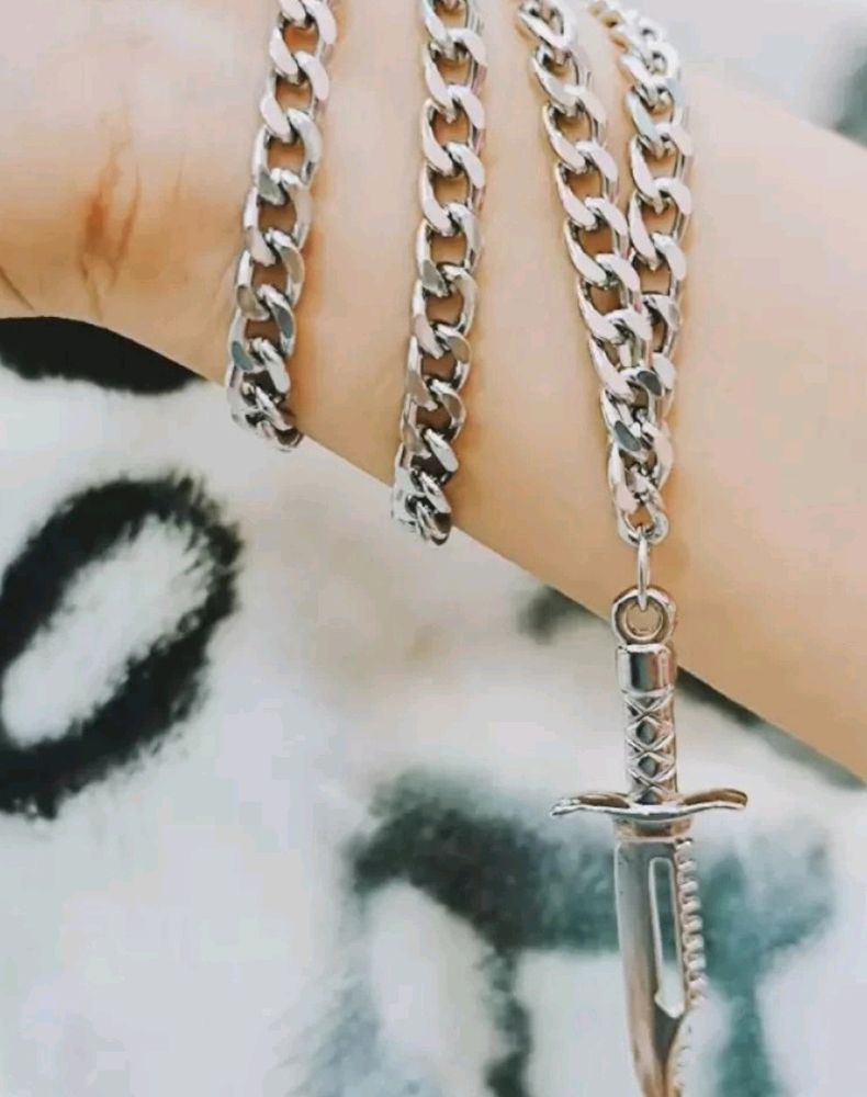 Stainless Steel KNIFE 🗡️ chain