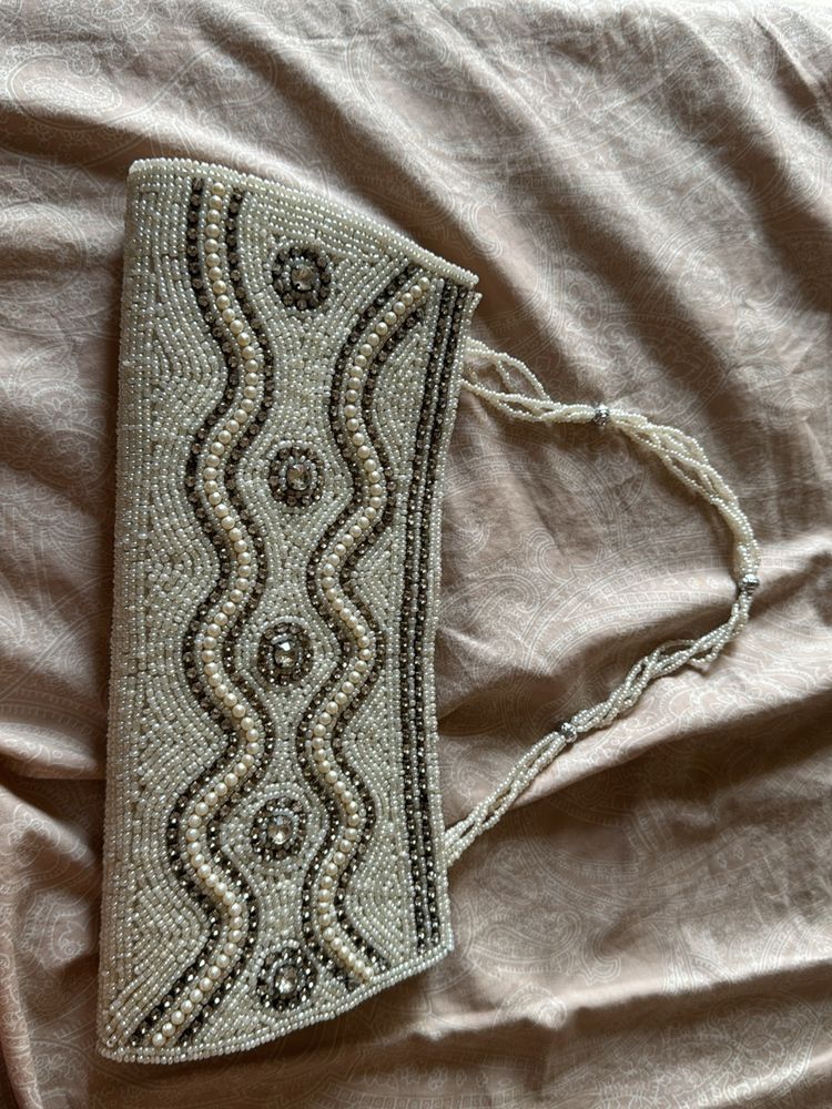White Sequence Clutch