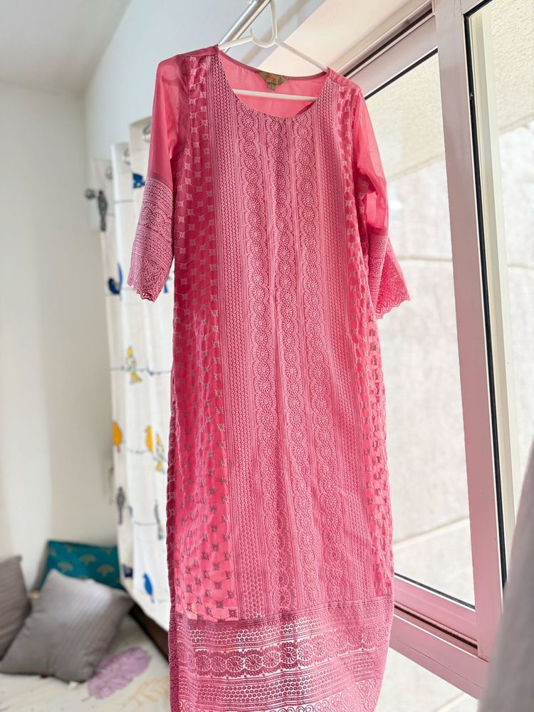 Elegant Pink Kurta