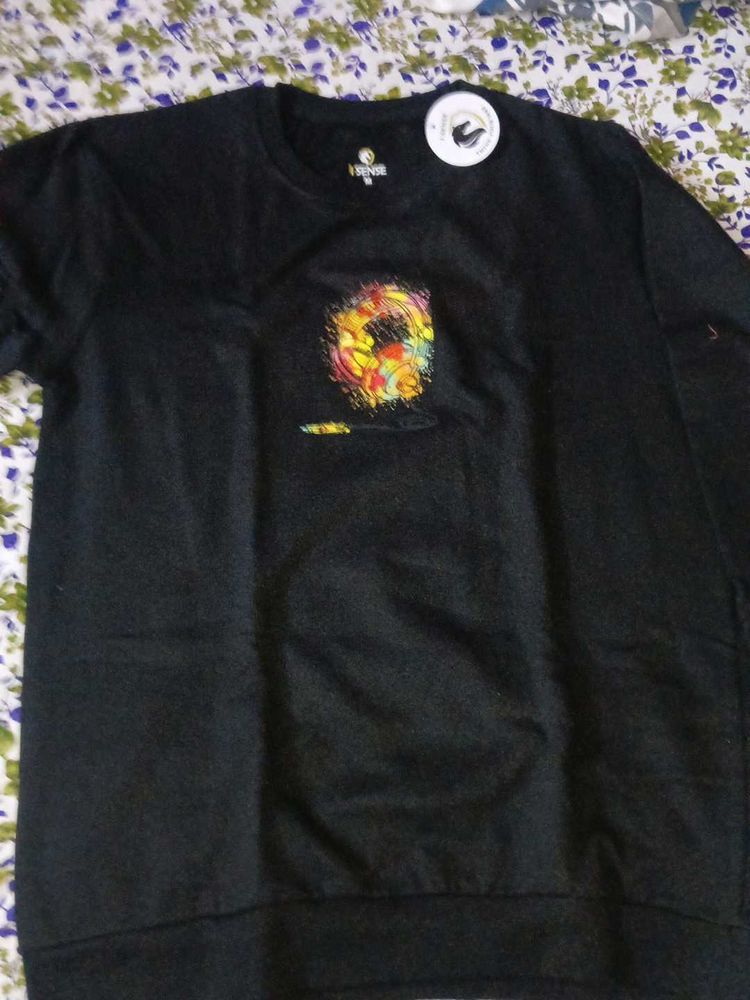 Trendy Black T-shirt m size