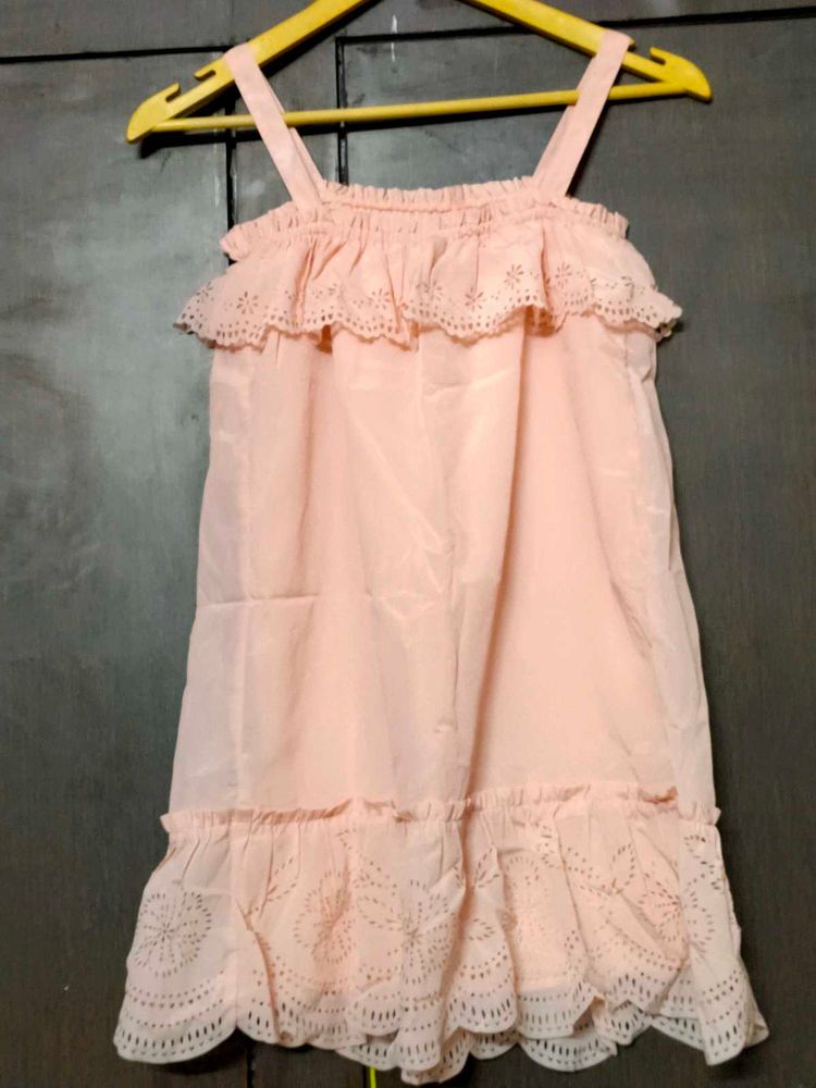 Peach Dress