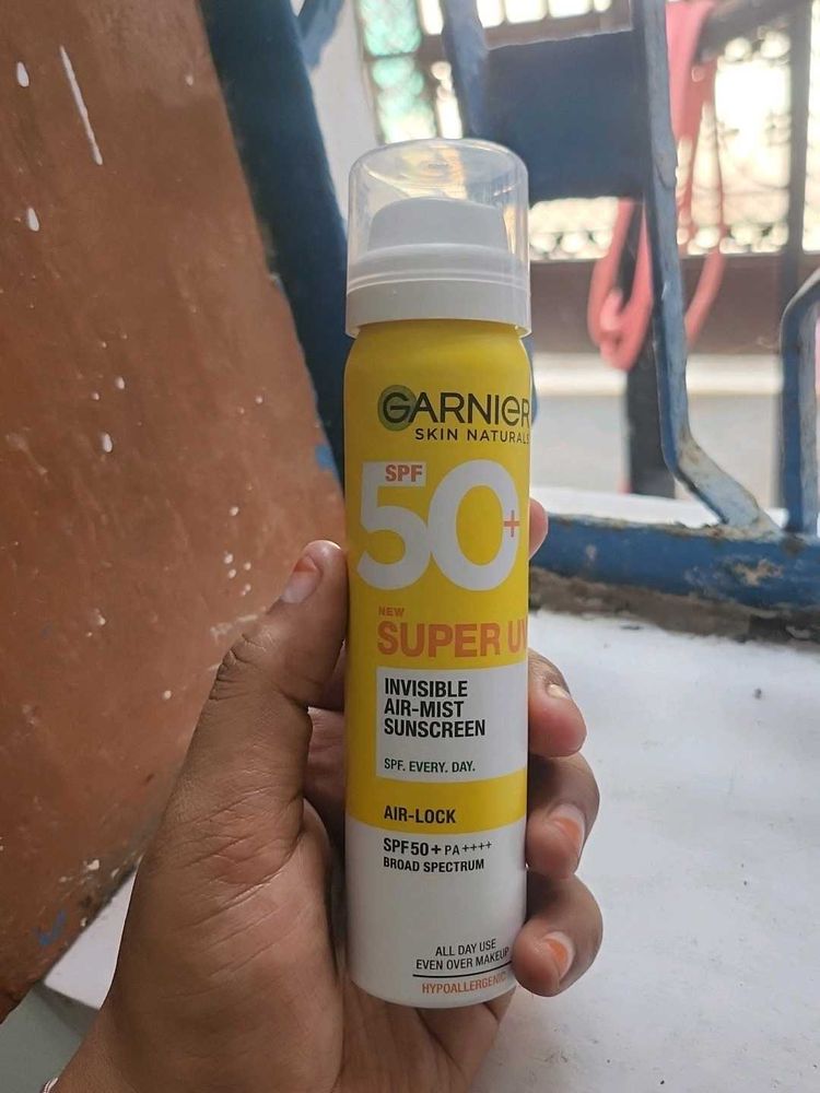 Garnier facewash and sunscreen mist