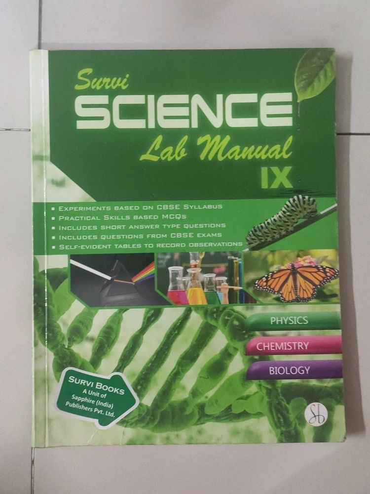 Class 9 Science Lab Manual