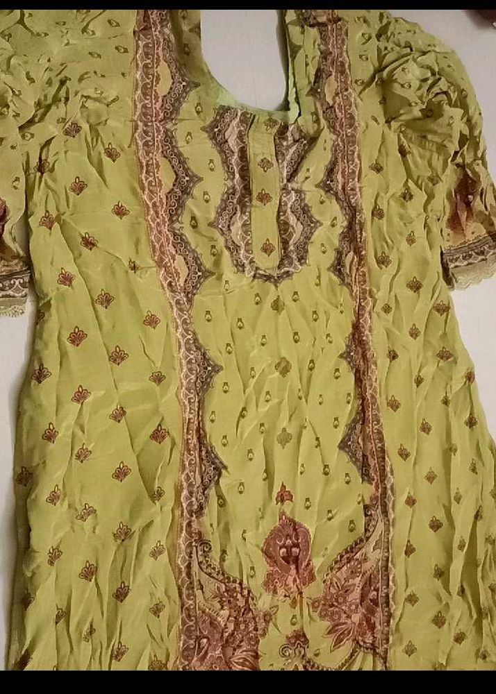 Kurti And Salwar Dupatta