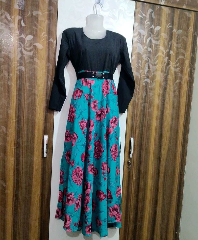 Floral Print Maxi Dress