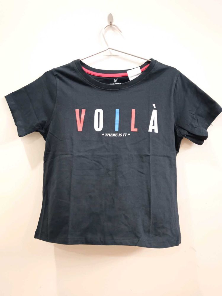 Voila Women&#39;s Black Tee