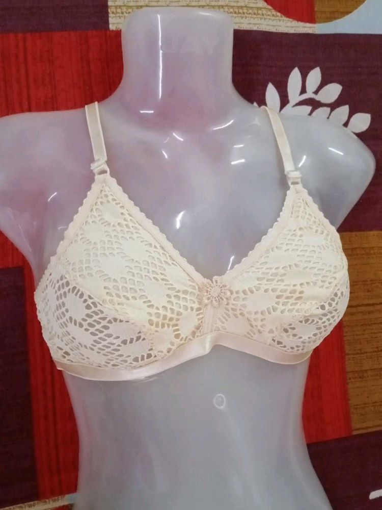 Lace Detail Bra - Size 32 =3pcs