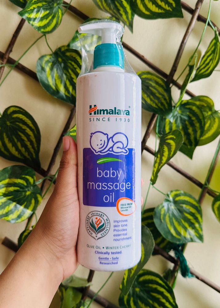 🌸👶 Himalaya Baby Massage Oil – 500ml (New &amp; Seal