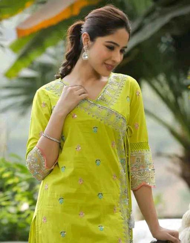 Women&#39;s A- Line Kurti Set