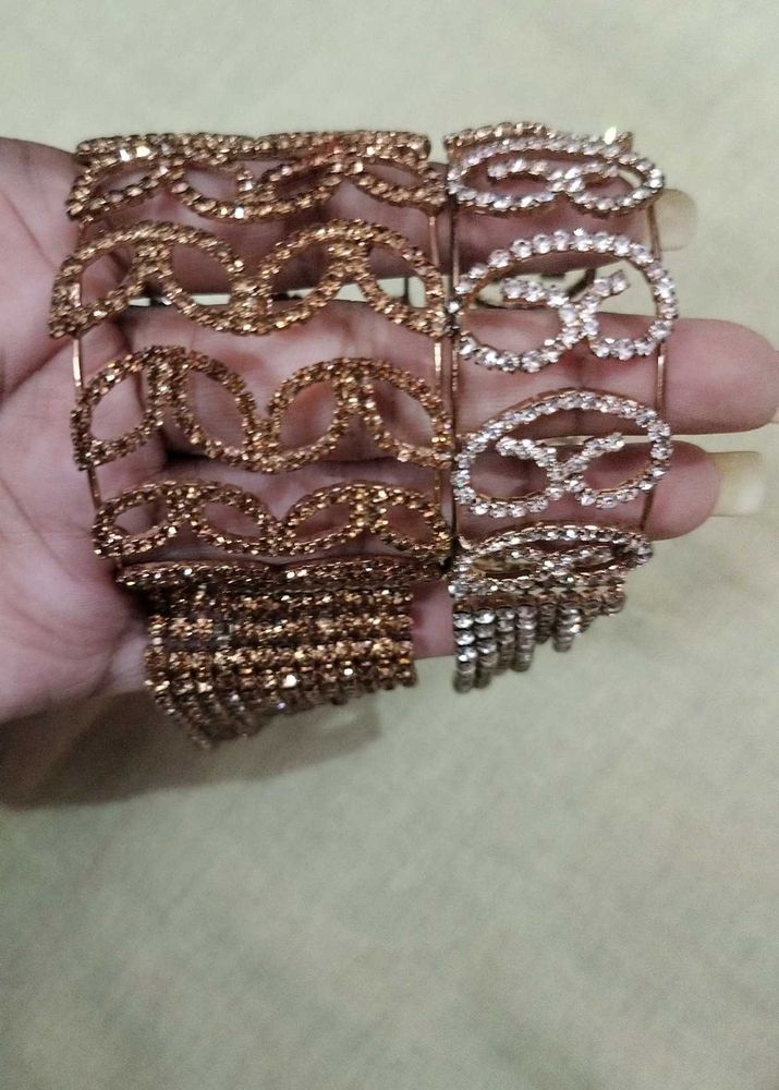 Rhinestone Bangle Bracelets