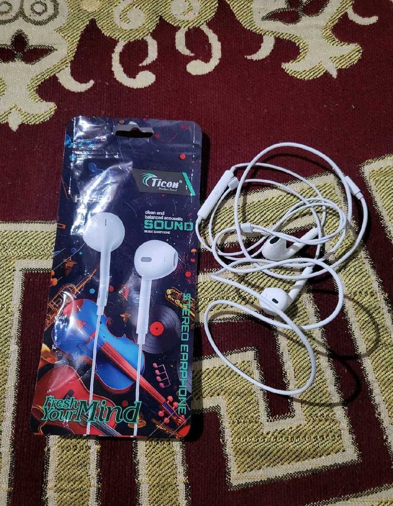 Ticon Wired 3.5mm Earphones