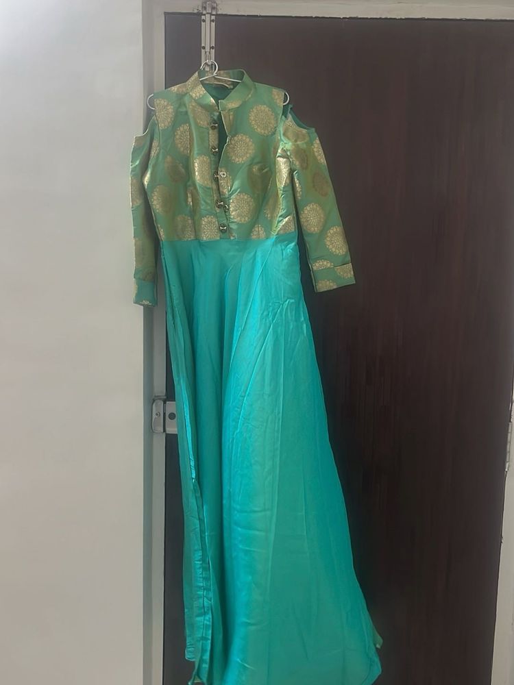 Elegant Green Ethnic Gown