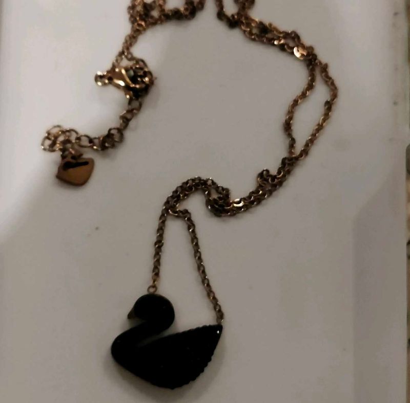 Swan Pendant Necklace