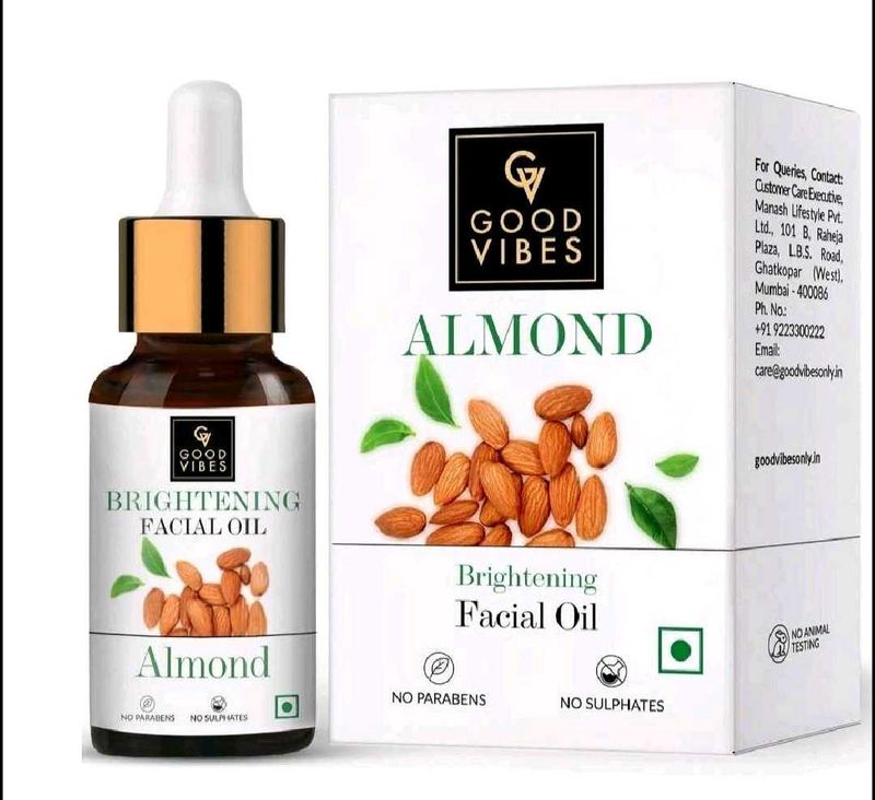 Good Vibes Almond Facial Oil