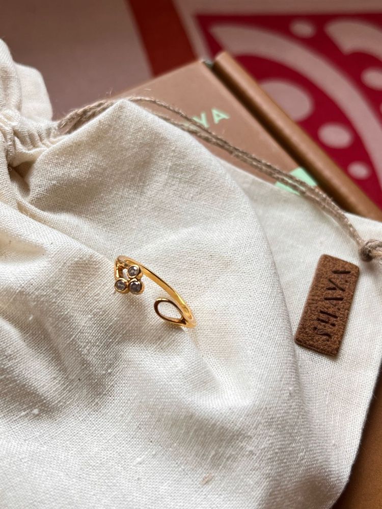 Gold Plated 925 Silver Ring For Women