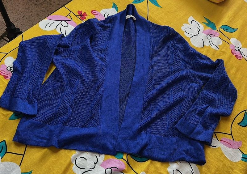 Blue Knit shrug