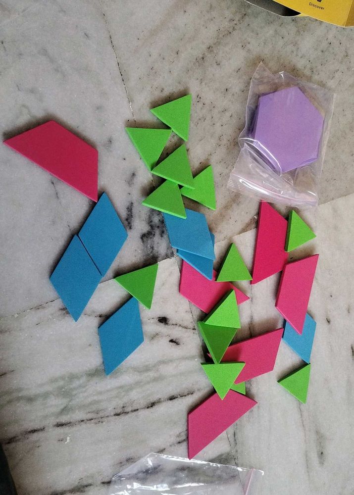 Colorful Foam Shapes Puzzle