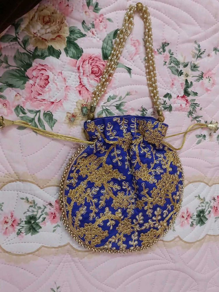 Embroidered Potli Bag