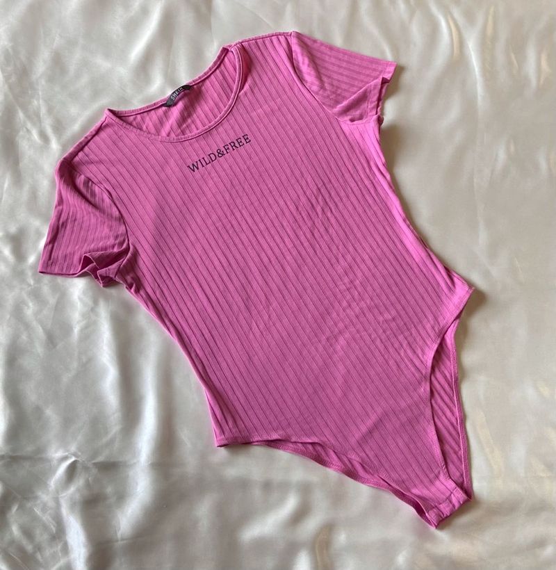 Shein Pink Bodysuit